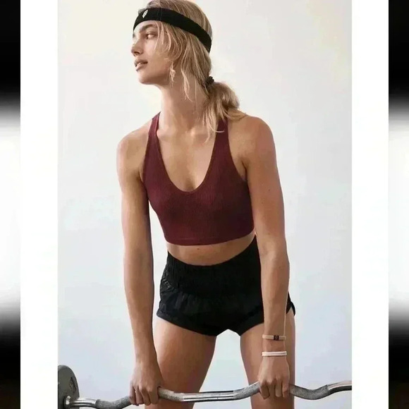 Free People FP Movement The Way Home High Rise Pull-On Shorts - Picture 4 of 7